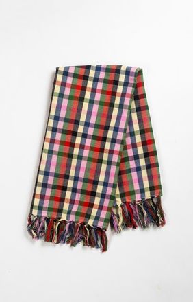 Archive New York Marta Handwoven Cotton Plaid Kitchen Towel in Multi at Nordstrom, Size Small