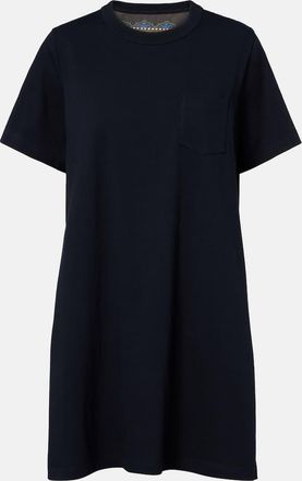 sacai Paisley paneled minidress