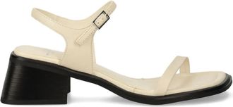 Vagabond Sandalen met enkelbandje en gesp - Beige