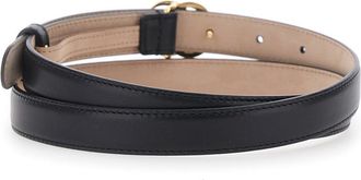 Gucci Womens Leather Belt, Black