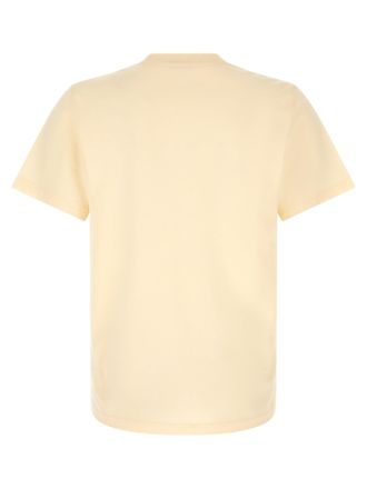 Moncler Mens White Cotton T-Shirt