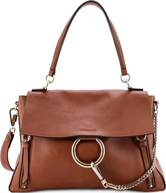 Chlo&eacute; Faye Day Bag Leather Medium satchel - Bruin