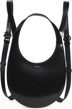 Coperni Swipe Leather Backpack in Black at Nordstrom