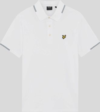 Lyle & Scott Fijn Katoenen Tipped Polo Shirt