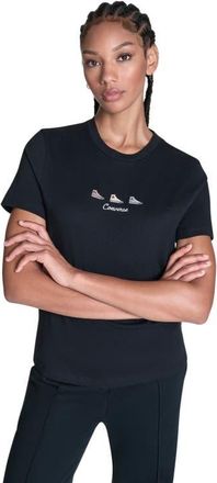 Converse Trio Embroidered T-Shirt in Converse Black at Nordstrom, Size X-Small