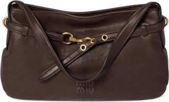 Miu Miu Borsa a spalla Aventure - Marrone