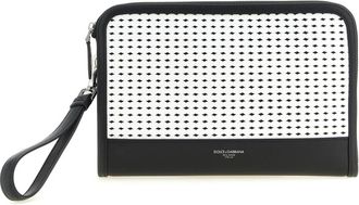 Dolce & Gabbana Atene Clutch - Heren - Tassen - Veelkleurig - ONE Size - Katoen - Tassen