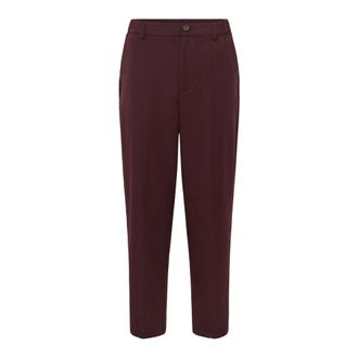 Kaffe Pantalones chinos - Trousers - Mujer - Marr&oacute;n - 3XL