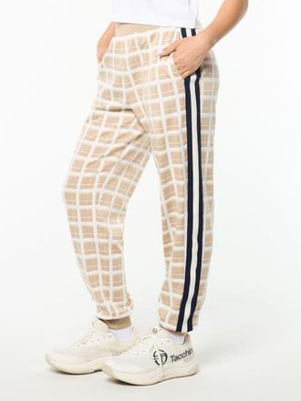 Sergio Tacchini Womens Damarindo Check Track Pant in Humus at Nordstrom, Size Xx-Large