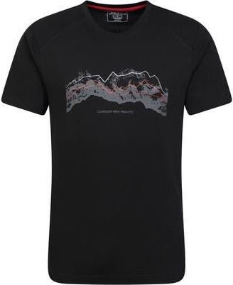 Mountain Warehouse Tech Mountains Natural T-Shirt in Black at Nordstrom, Size X-Large