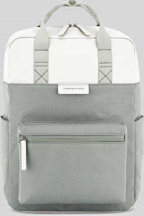 Kapten & Son Rucksack mit Label-Detail in Lind, Gr&ouml;&szlig;e 1