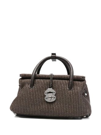 Zanellato Brown Dotta Small Satchel