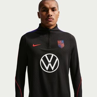 Nike USMNT Strike Elite Nike Mens Dri-FIT ADV Soccer Knit Drill Top in Black | IB4801-010