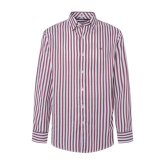 Pepe Jeans London Heren, Overhemden, Rood, Maat: 2XL