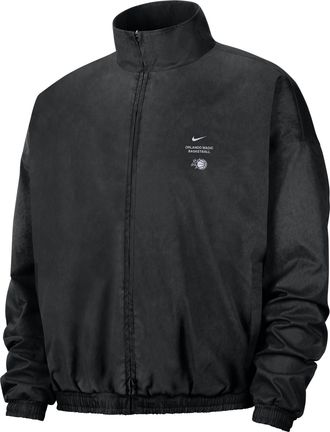 Nike Mens Orlando Magic Standard Issue Dri-FIT Basketball Woven Jacket in Black | II5967-010