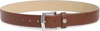 Vince Camuto Pebbled Faux Leather Belt in Brown at Nordstrom Rack, Size X-Large