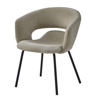 Moloo Sill&oacute;n de mesa de tela luxury beige