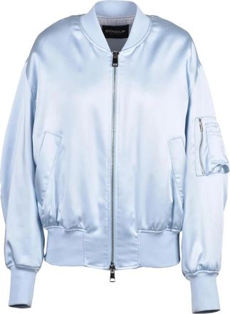 Dondup Bomber in Satijn - Dames - Bomber jackets - Blauw - M - Satijn - Jassen
