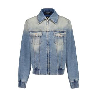 Balmain Hombre, Chaquetas, Azul, Talla: M