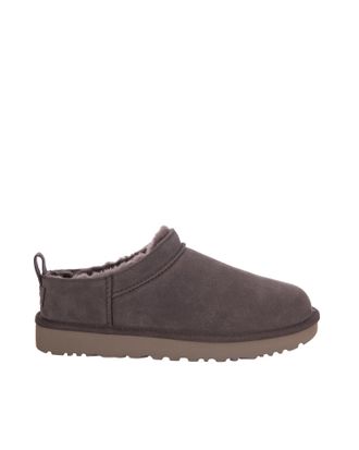 UGG Classic Shearling-Lined Suede Slip-On Flats