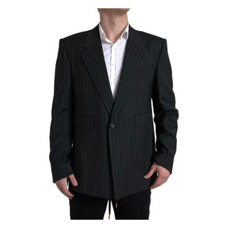 Dolce & Gabbana Heren, Jassen, Grijs, Maat: 2XL Wol