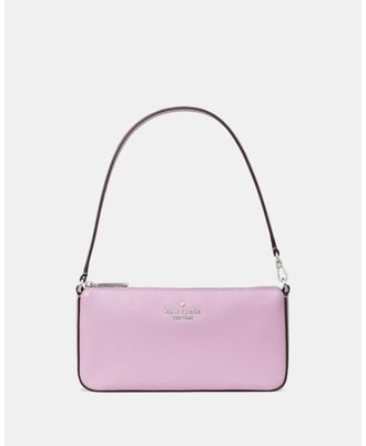 Kate Spade New York Womens Gemini Convertible Wristlet - Purple Leather - One Size