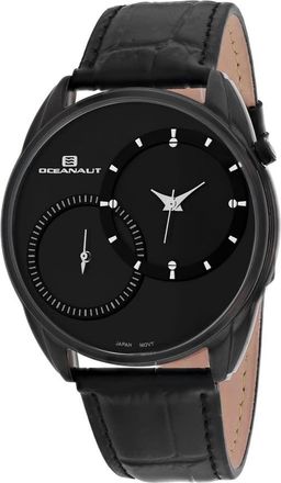 Oceanaut Sentinel Quartz Black Dial Mens Watch OC3350