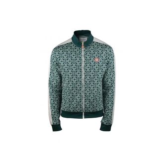 Casablanca Hoodies & sweatvesten, Heren, Groen, M, Katoen, Deconstructed Monogram Track Jacket