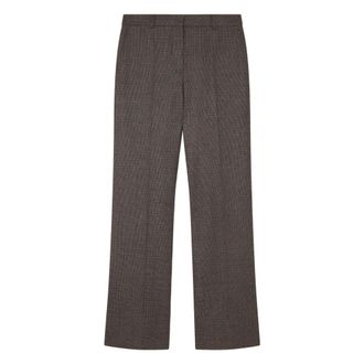 Stella McCartney Dames, Broeken, Grijs, Maat: S Wol