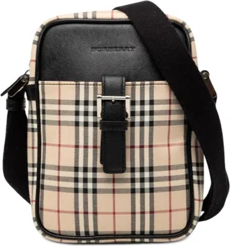 Burberry Pre-owned Burberry House Check Canvas Crossbody Ladies 8MPKIHFP2Y6PGV2K