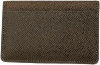 Louis Vuitton Pre-owned Wallets, male, Brown, Size: ONE SIZE Pre-owned Card case