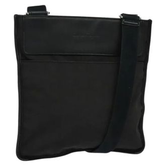 Ferragamo Pre-owned Nylon shoulder-bags - Dames - Pre-owned - Zwart - Maat: ONE Size Nylon