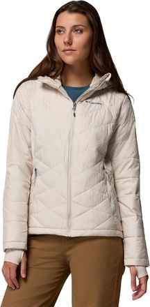 Columbia Womens Heavenly Hooded Jacket, Dark Stone, XXL