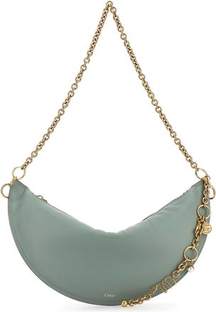 Chloé Sea Green Nappa Leather Chloe Icons Shoulder Bag