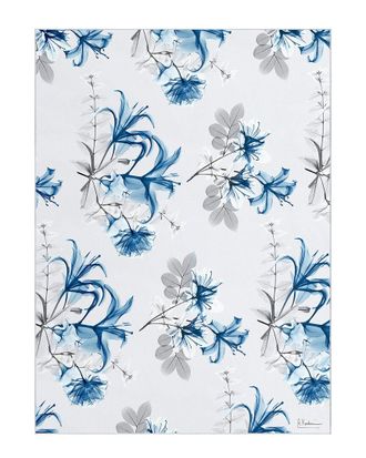 Empire Art Direct Beautiful Success I Washable Flowers Art Area Rug