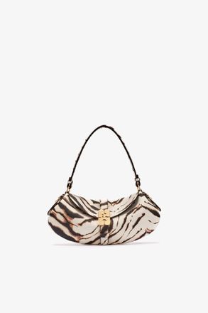 Ganni White B-Kat in Zebra