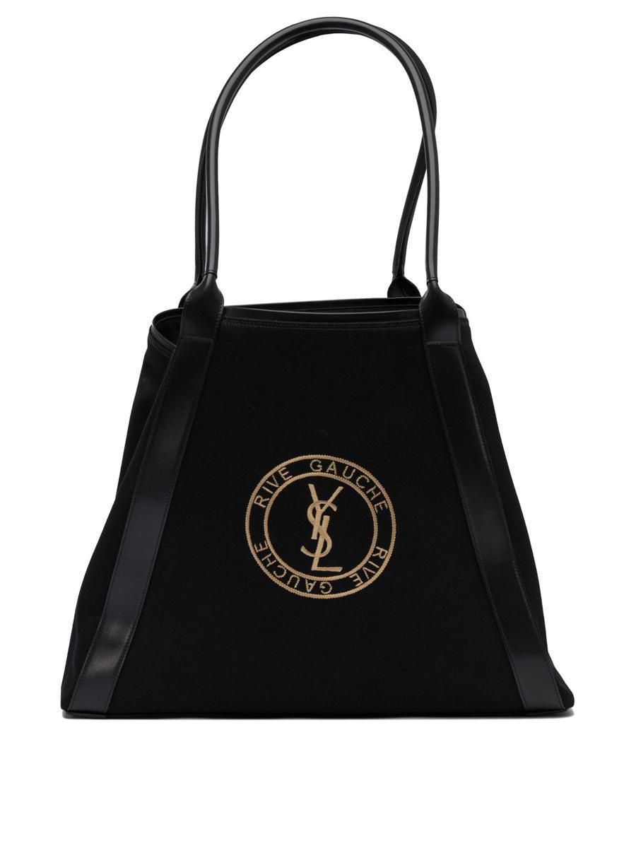 【送料&関税込】Saint Laurent Rive Gauche Shoulder Bag - Uni Yves Saint Laurent Rive Gauche Ring Shoulder Bag - Black