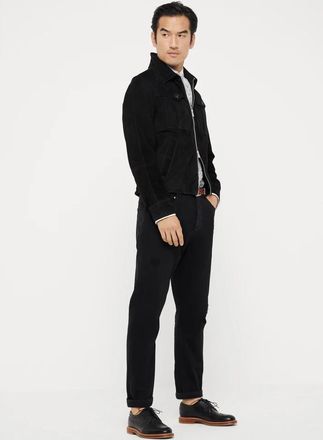 Brunello Cucinelli Black Leather Mens Jacket