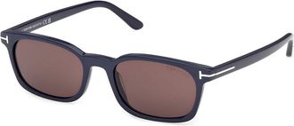 Tom Ford FT1300 MILES-02 90E Mens Sunglasses Blue Size 53