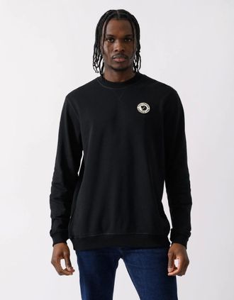 Fj&auml;llr&auml;ven Mens Fjallraven 1960 Logo Badge Mens Sweatshirt - Black 550 - Size: 42