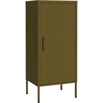 vidaXL Armario De Almacenamiento Acero Verde Oliva 42,5x35x101,5 Cm Vidaxl