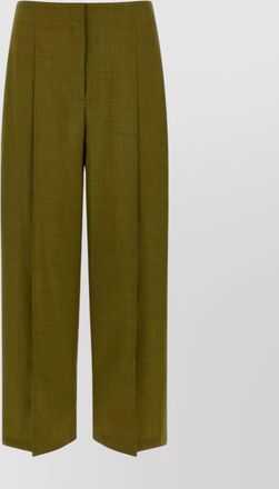 Theory tailored pleated trousers and pockets
