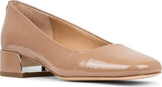 Donald J Pliner Block Heel Pump in Buff at Nordstrom, Size 6.5