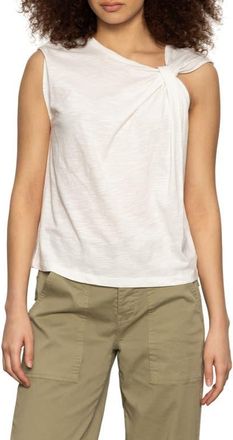Sanctuary So Twisted Asymmetric Top in White at Nordstrom, Size Xx-Large