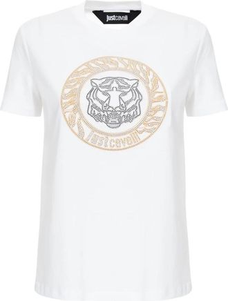 Just Cavalli T-Shirt - Dames - T-shirts - Wit - XS - Tops