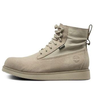 Timberland 6 Inch Premium Waterproof Vibram Wide-Fit Boots Beige A2646