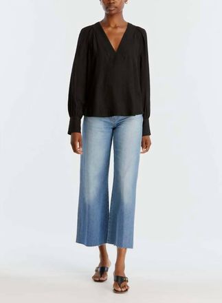 Veronica Beard Osler Top In Black