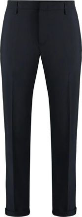 Dondup Pantaloni sartoriali con risvolti - Blu