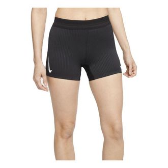 Nike (WMNS) Nike Aeroswift Casual Sports Breathable Tight Running Shorts Black CJ2368-010
