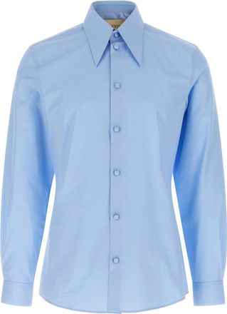 Valentino Garavani Light Blue Cotton Shirt